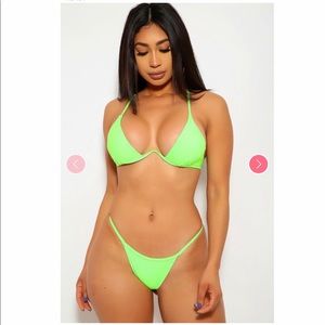 AMI Clubwear Neon Lime Bikini